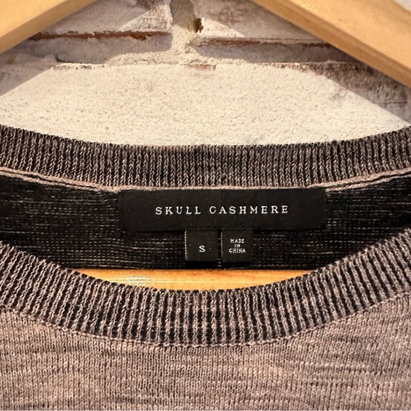 Skull Cashmere short sleeve knit top size small - Picture 3 of 6